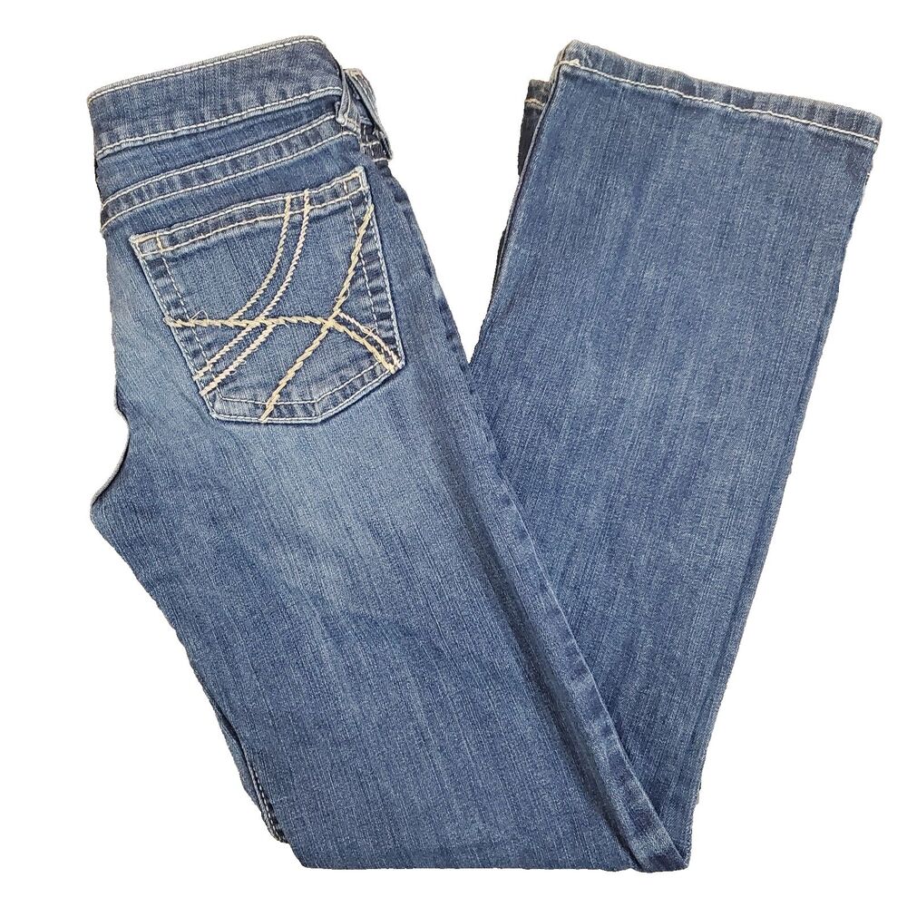 Ariat REAL Denim Women’s Size 12 Everlee Bootcut Low Rise Western Rodeo Cowgirl